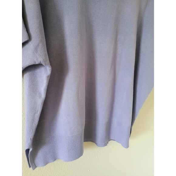 Splendid short sleeve sweater purple lavender super soft cozy quiet Luxury small - Picture 3 of 11